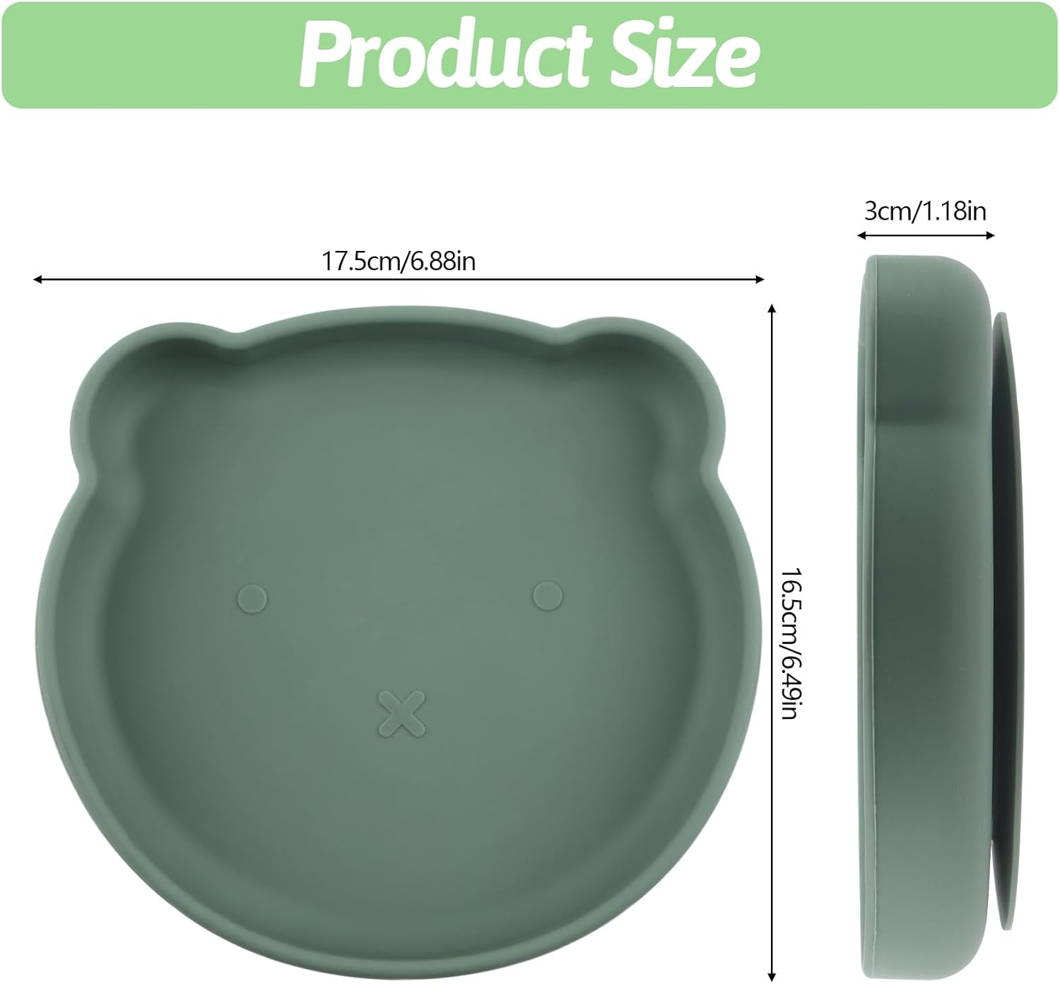 Cat Bowl, Flat Cat Bowl, Cat Feeding Bowl, Flat Cat Bowl, Silicone Bowl, Cat Drinking Bowl, Cat Bowl, Cat Food, Water Bowl for Dogs, Cats, Rabbits image number 2