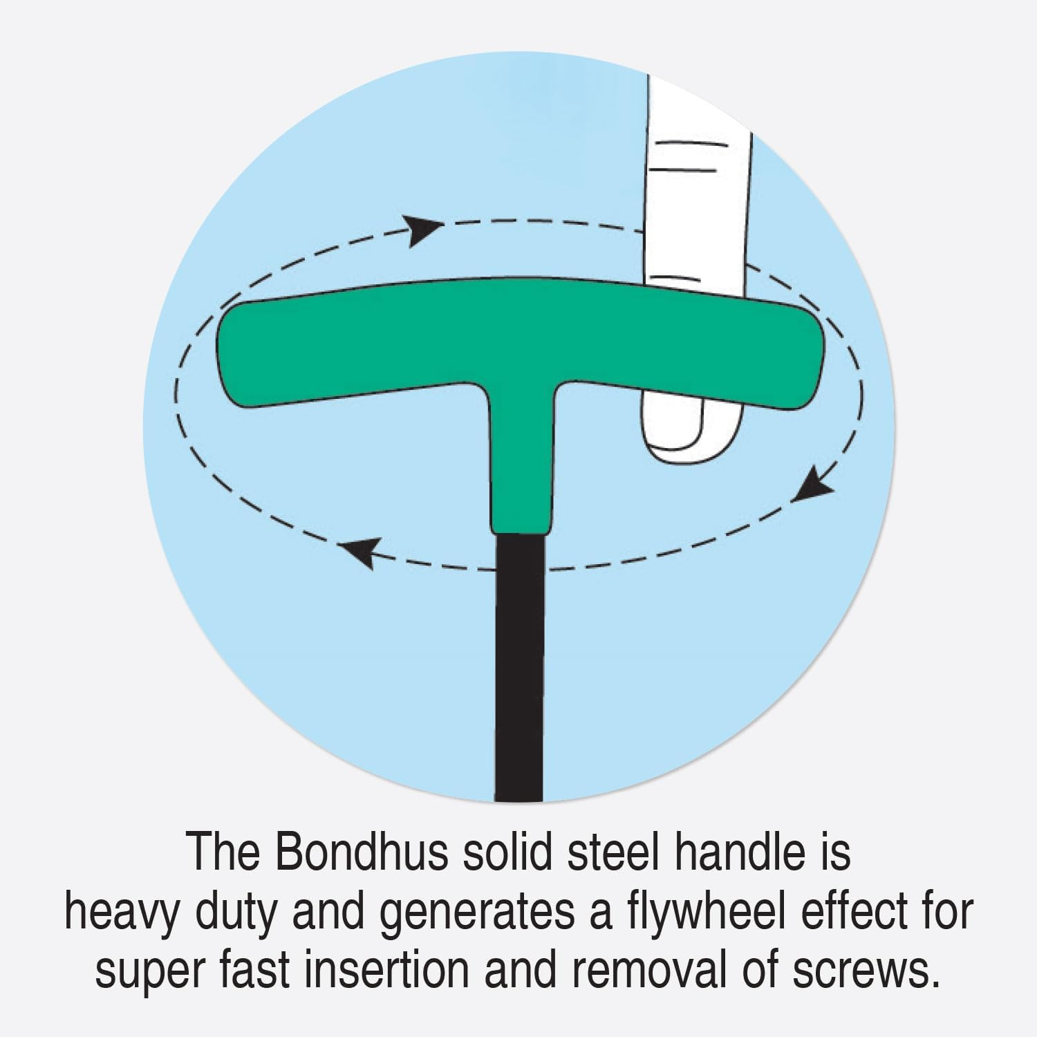 Bondhus 15260 4Mm Hex Tip T-Handle with Proguard Finish image number 1