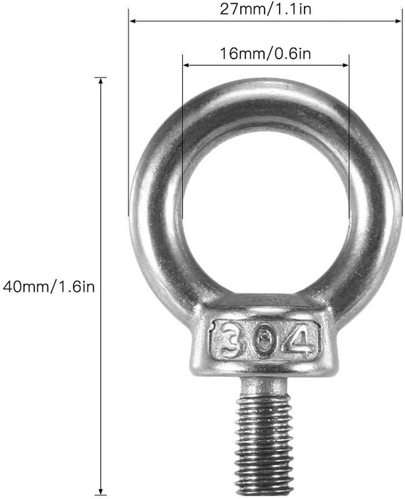 Limcryspp 4 Eye Bolt Tie down Roof Rack Fix the 4WD Awningcompatible with Multiple Racks image number 3