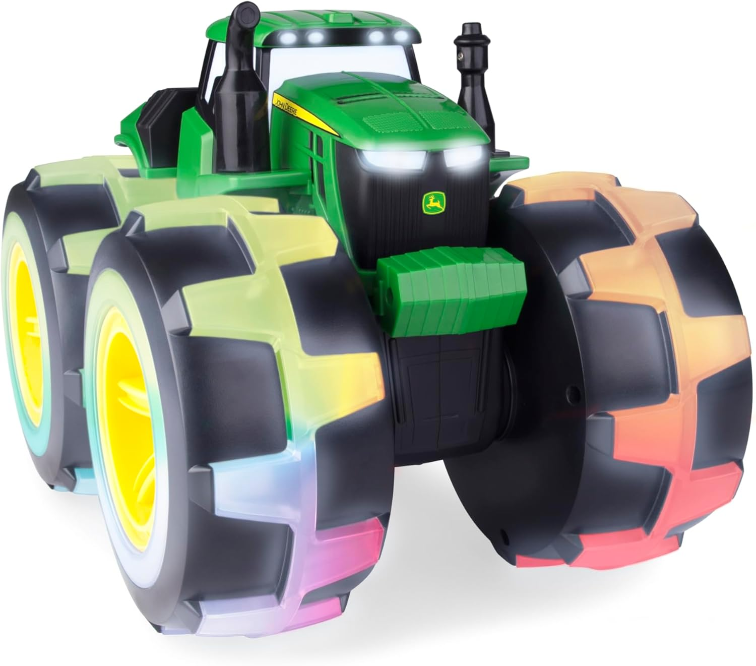 Monster Treads Lightning Wheels 4WD Tractor W/Lights & Sounds image number 1