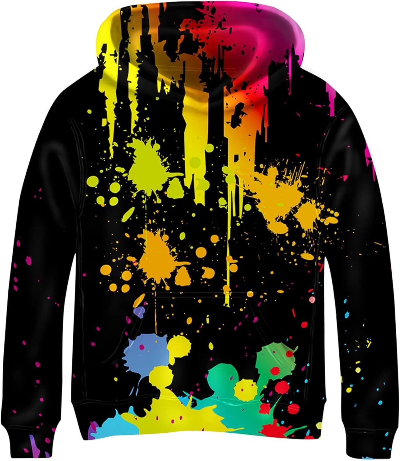 Linnhoy 3D Digital Printed Kids Hoodies for Boys and Girls Sweatshirts 6-15 Years