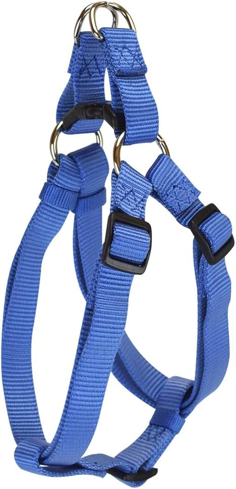 Hamilton Adjustable Easy-On Step-In Style Dog Harness, 3/8-Inch by 10-16-Inch, Extra Small, Blue