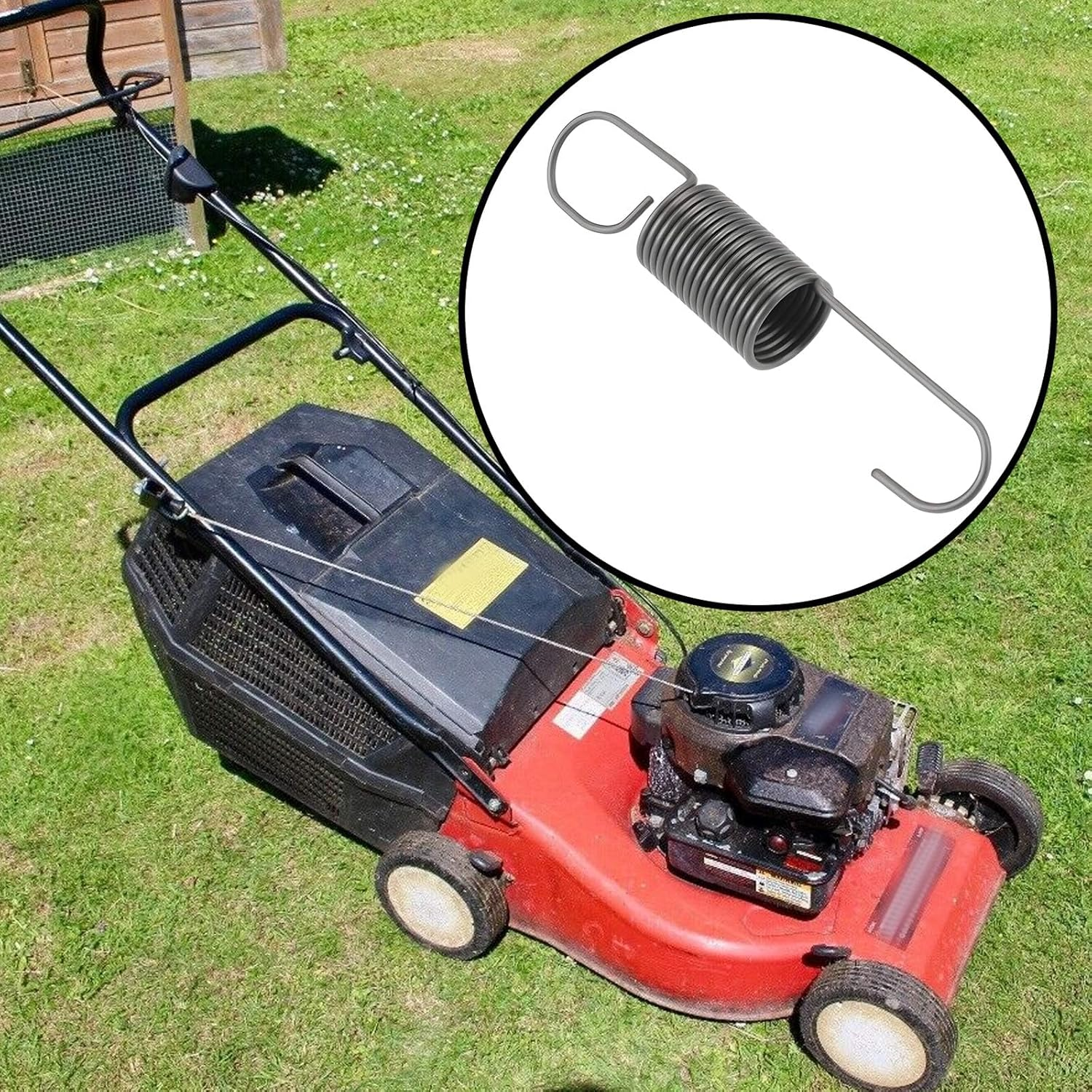 Emagtech 4Pcs Governor Spring Replacement Part 698719 Compatible with Briggs & Stratton Lawn Mower Engines image number 1