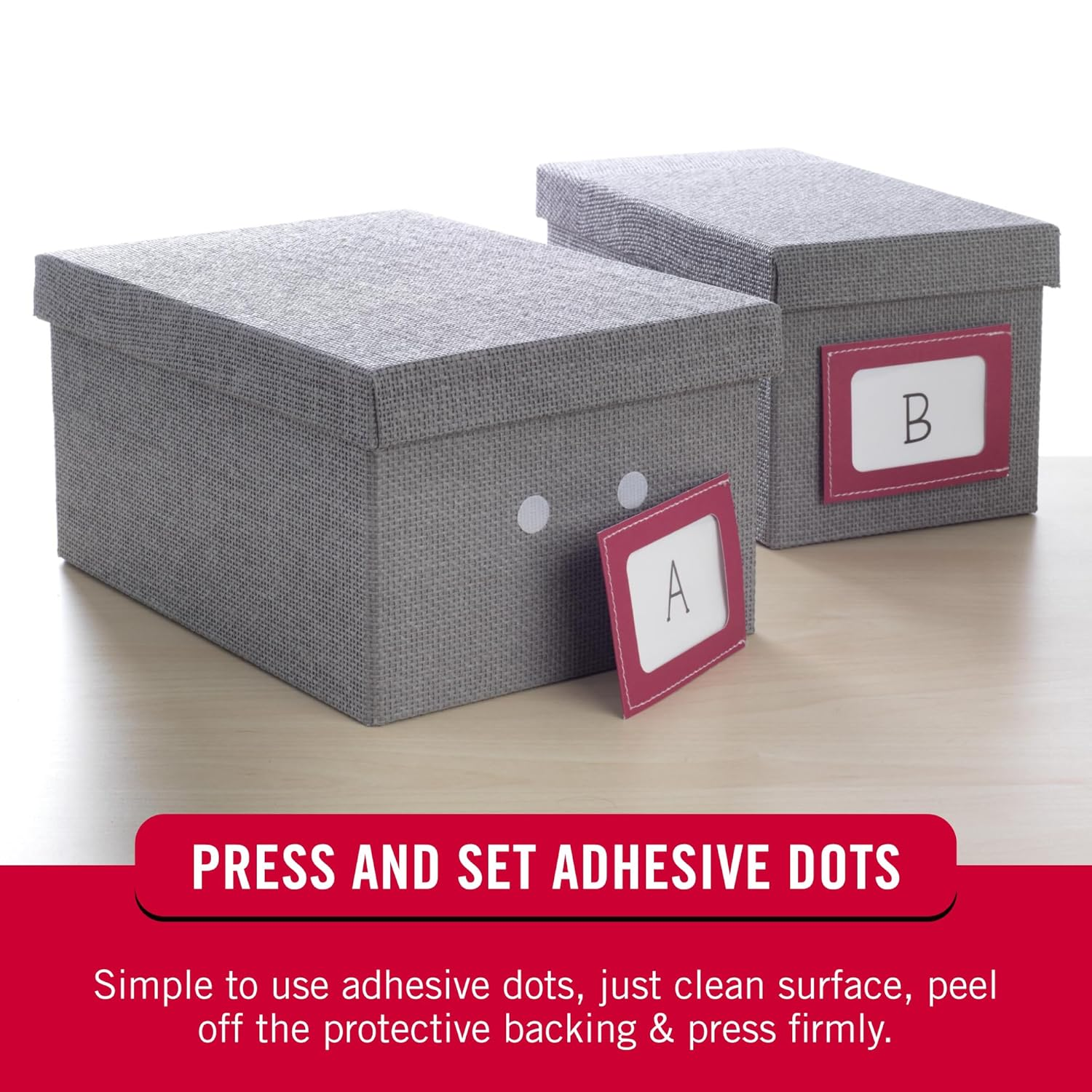 VELCRO Brand - Sticky Back Fasteners, 3/4In Coins, 200 Sets, Black image number 4