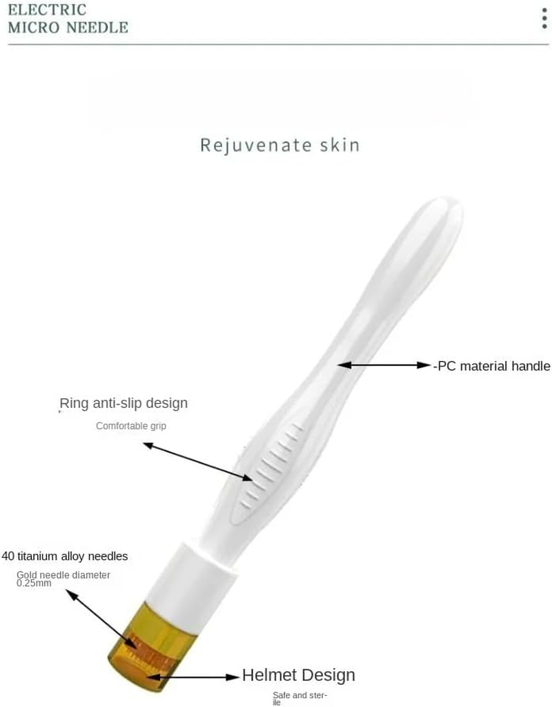 LEBHAR Facial Care Stamp Direct Insertion Titanium Alloy Microneedle (0.2Mm) image number 2