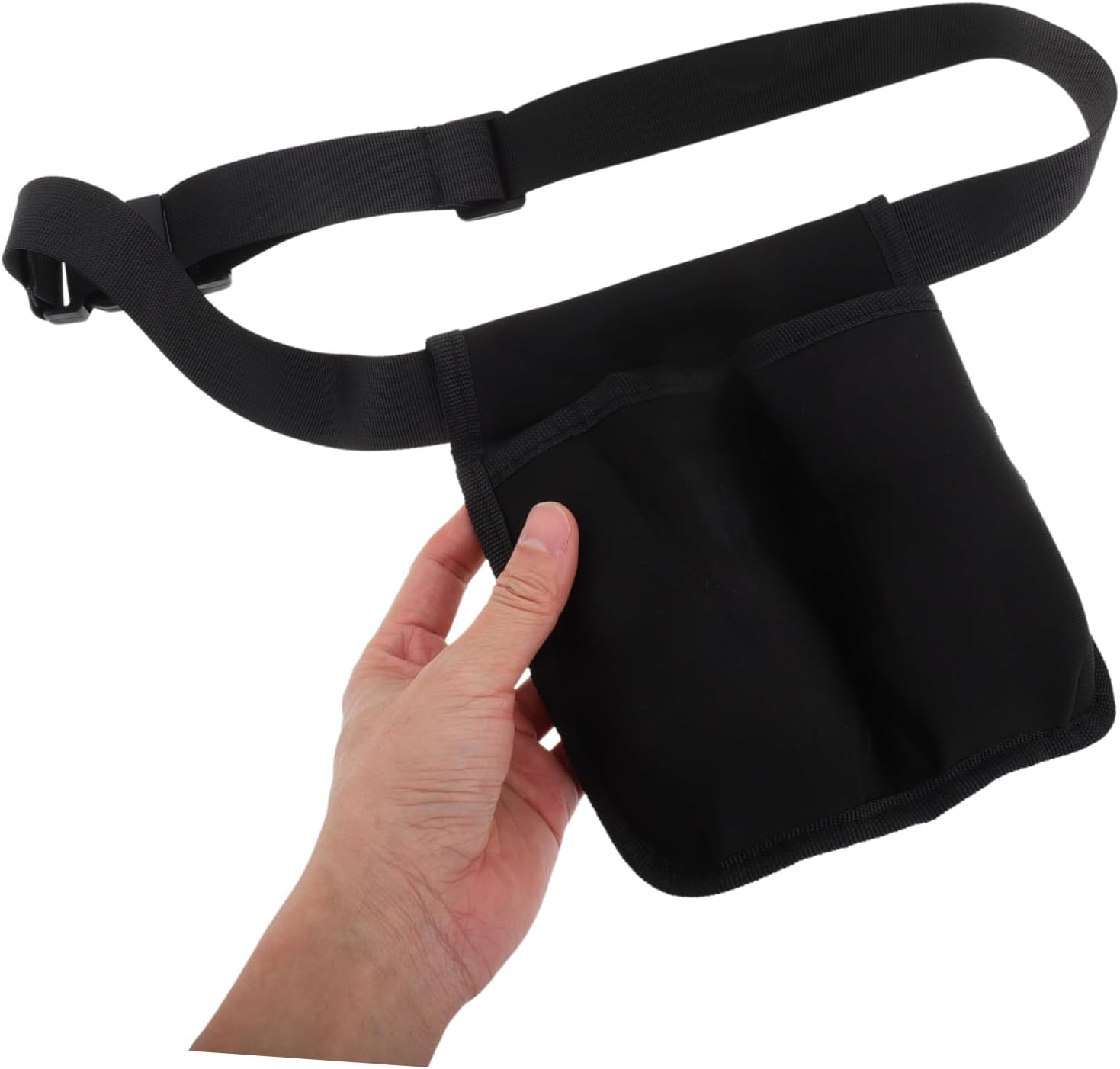 VALICLUD Adjustable Belt Waist Organizer for Massage Oil Holder Dual Pockets Essential Oil Carry Case for Therapists Protects Bottles during Travel and Home Use image number 1