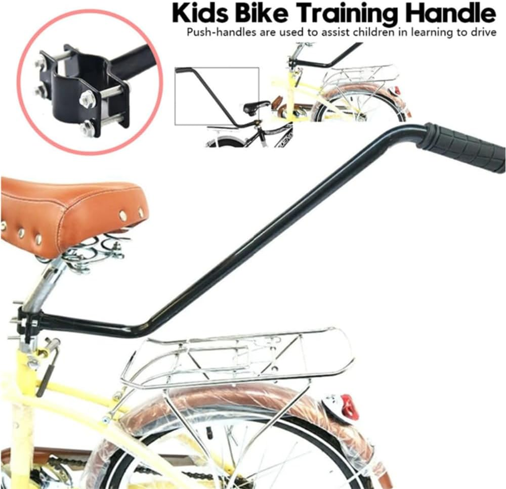 Bike Training Handle for Kids - Trainer Balance Push Bar for Safe Learning image number 6