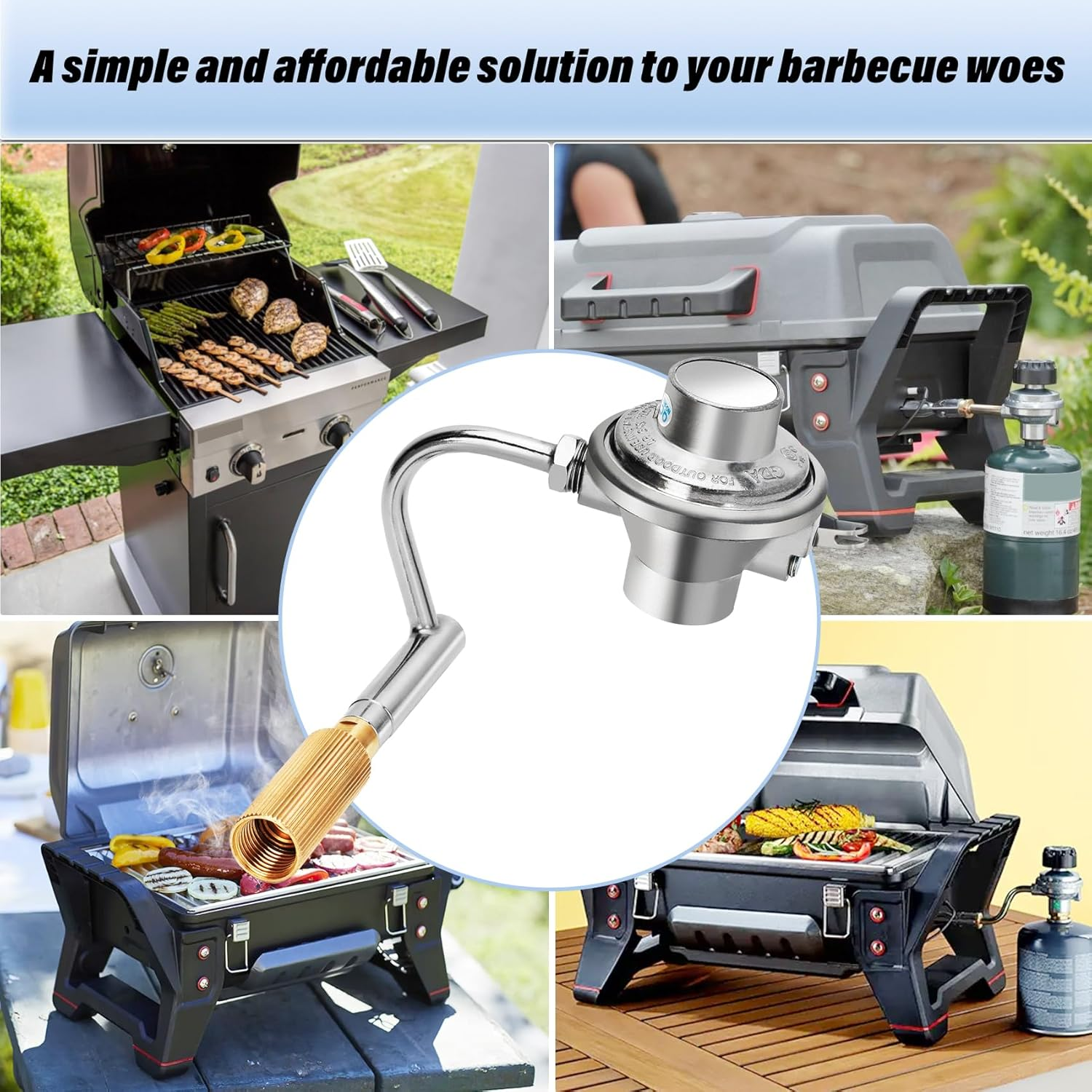 Grill Regulator Compatible with Coleman Roadtrip, Perfectly Replacement C001, 5010000743, Compatible Coleman 9949 Series, 9942A5251 Etc. image number 6