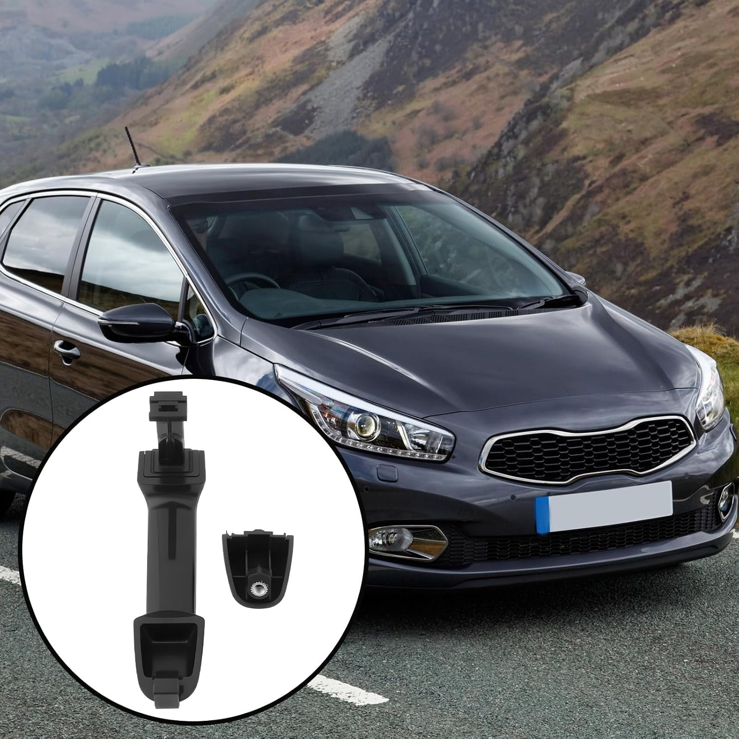 Rear Left or Right/Passenger Side Exterior Door Handle 82651-2H000 Compatible with Hyundai I30 Compatible with Kia Ceed 2006-2012 image number 5