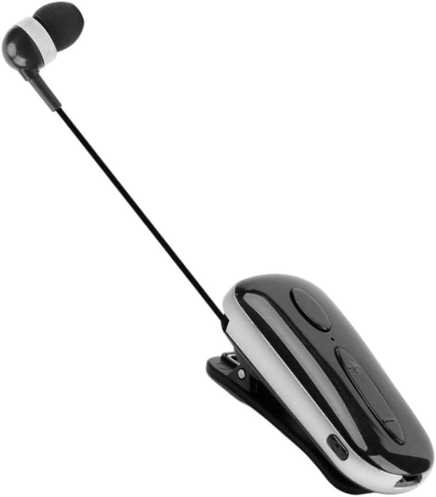 Holibanna Wireless Earbud Sports Headset Clip-On Earphone Retractable Design for Active Users Black Dc5.00V image number 2