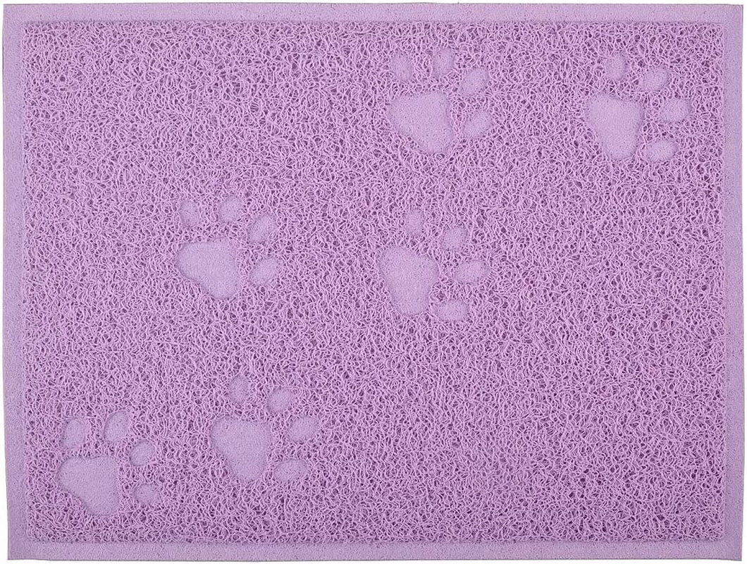 Cat Litter Box Debris Catcher Mat 16X12 Inches,4 Colors Available (Green) - Blue image number 6