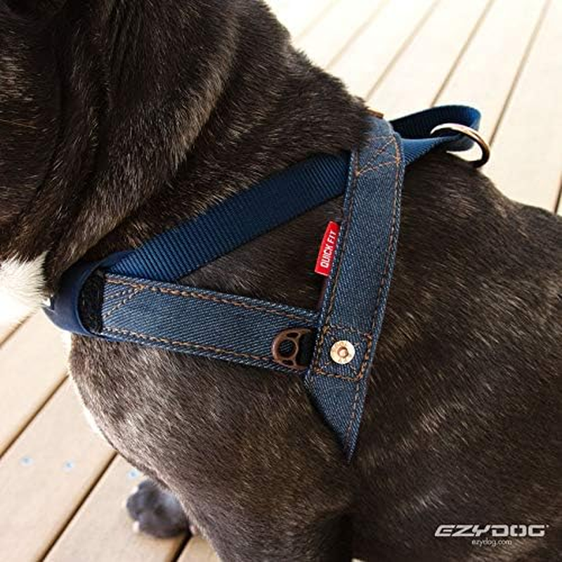 EZYDOG Quick Harness, Dog Harness, Denim, Size M image number 5