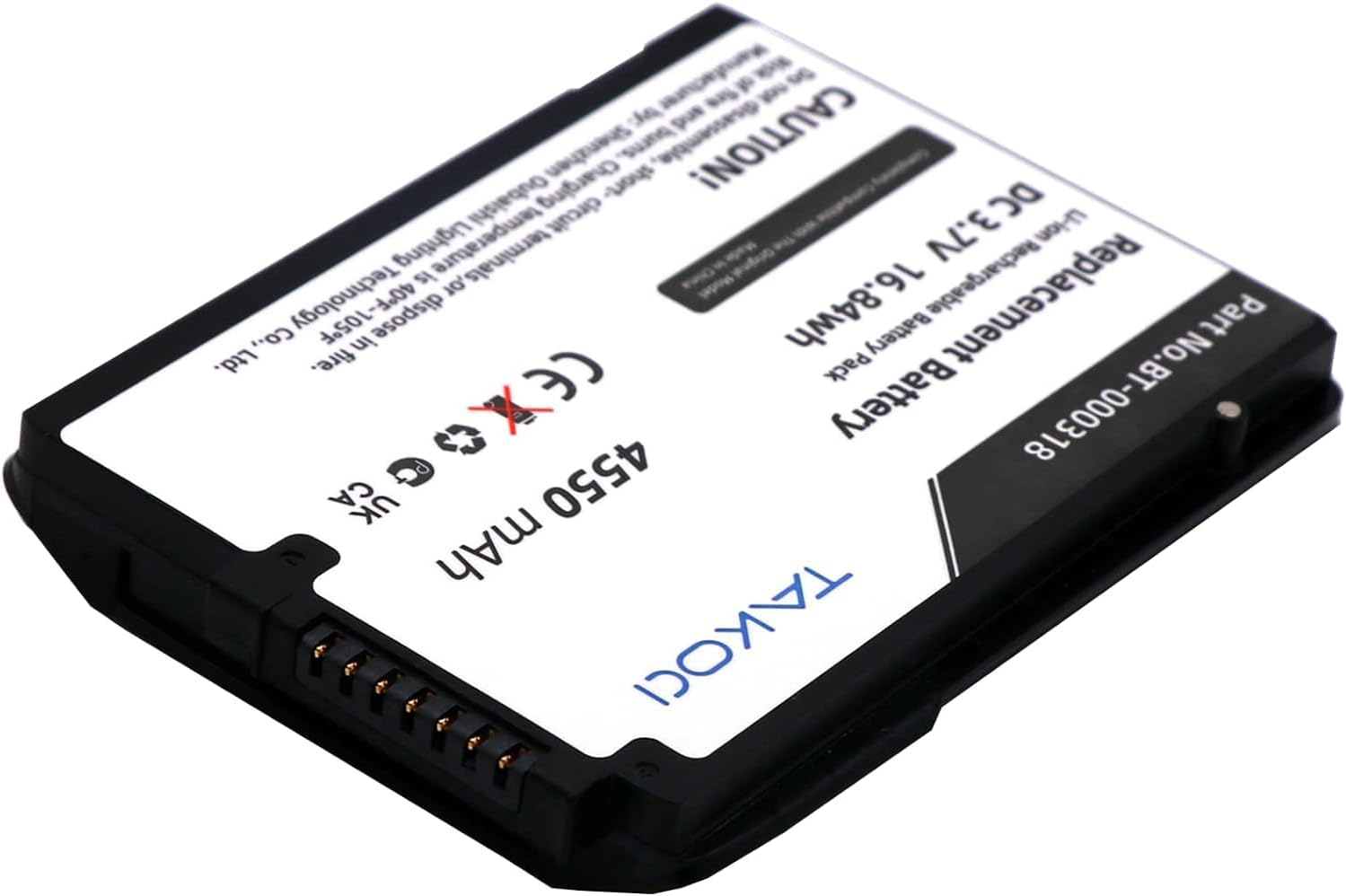 4550Mah Battery Replacement TC77 BT-000318 for Zebra Symbol Motorola Barcode Scanner TC70 TC72 TC75 TC77 TC700H TC700K TC720L Fits BT-000318-01 image number 3