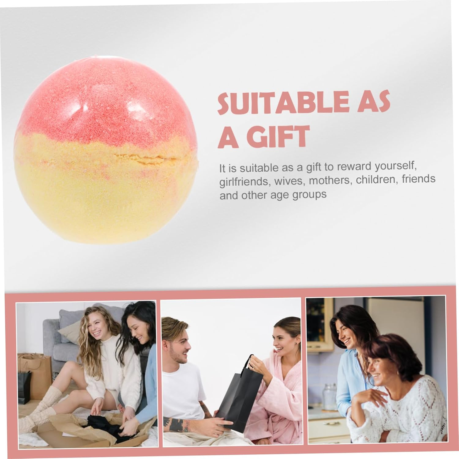 HONITANO Sea Salt Bath Ball for Fragrant Experience for Relaxation and Skin Nourishment image number 2