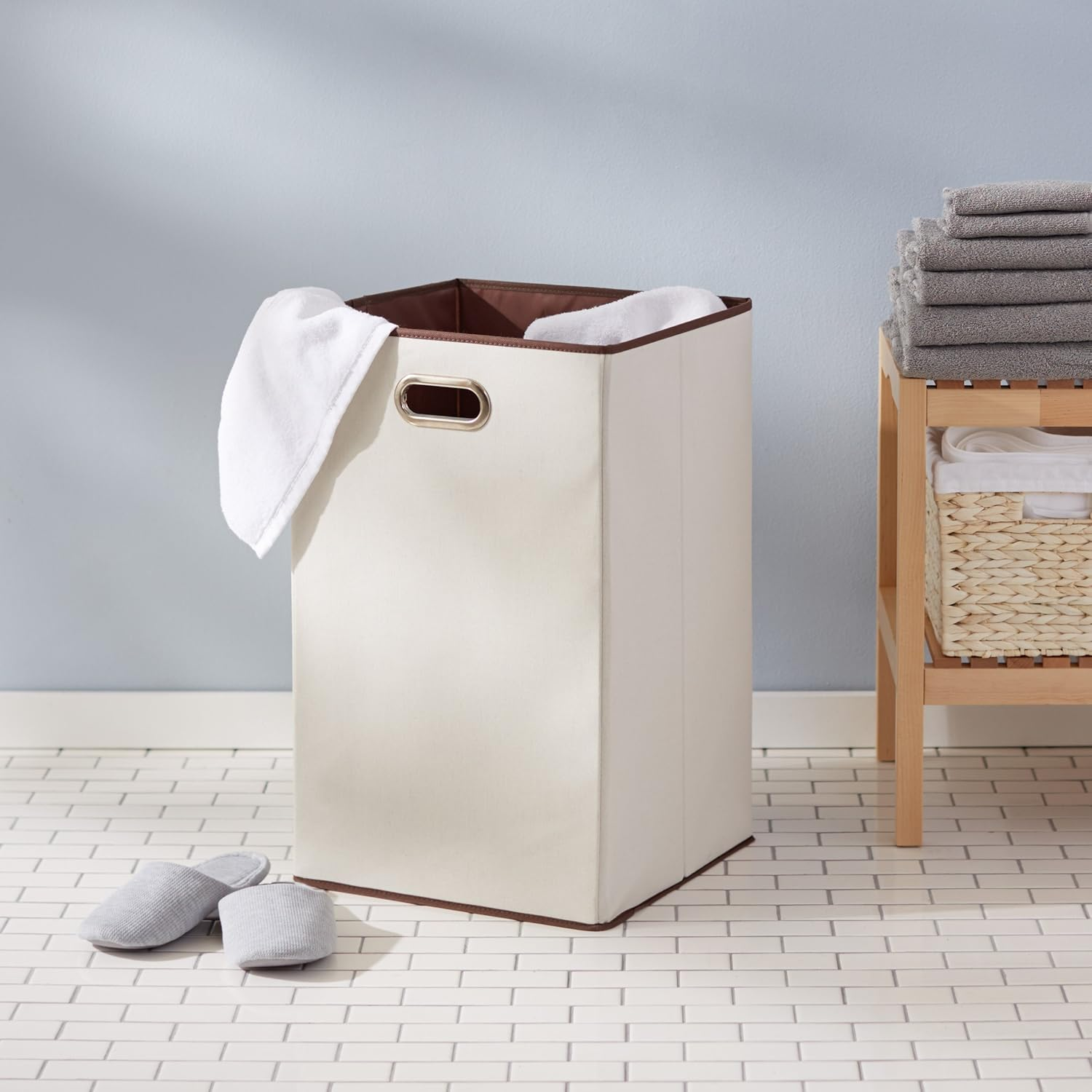 Amazon Basics Foldable Laundry Basket Hamper image number 3