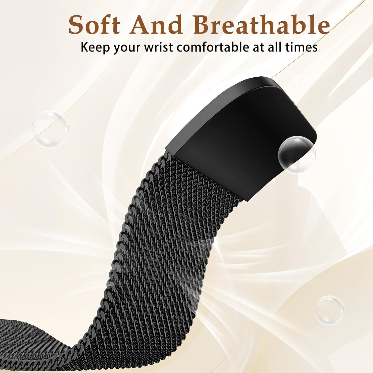 Yealred 22 Mm Metal Watch Strap Compatible with Garmin Forerunner 570 47Mm/Venu 3 45 Mm/V&iacute;voactive 4, Magnetic Replacement Band Compatible with Garmin Forerunner 265/255 / 255 Music - Blue image number 2