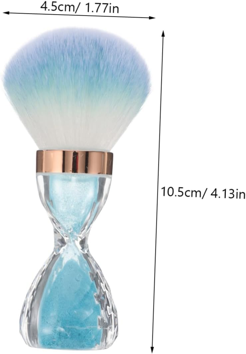 Beatifufu Nail Art Tools Soft Makeup Powder Brush Dust Collector Brush for Nail Art Cleaning Portable - Pink image number 6