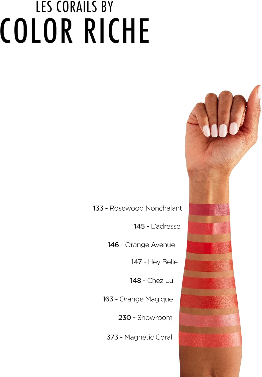 L'Or&eacute;al Paris Colour Riche Satin Lipstick 373 Magnetic Coral image number 3