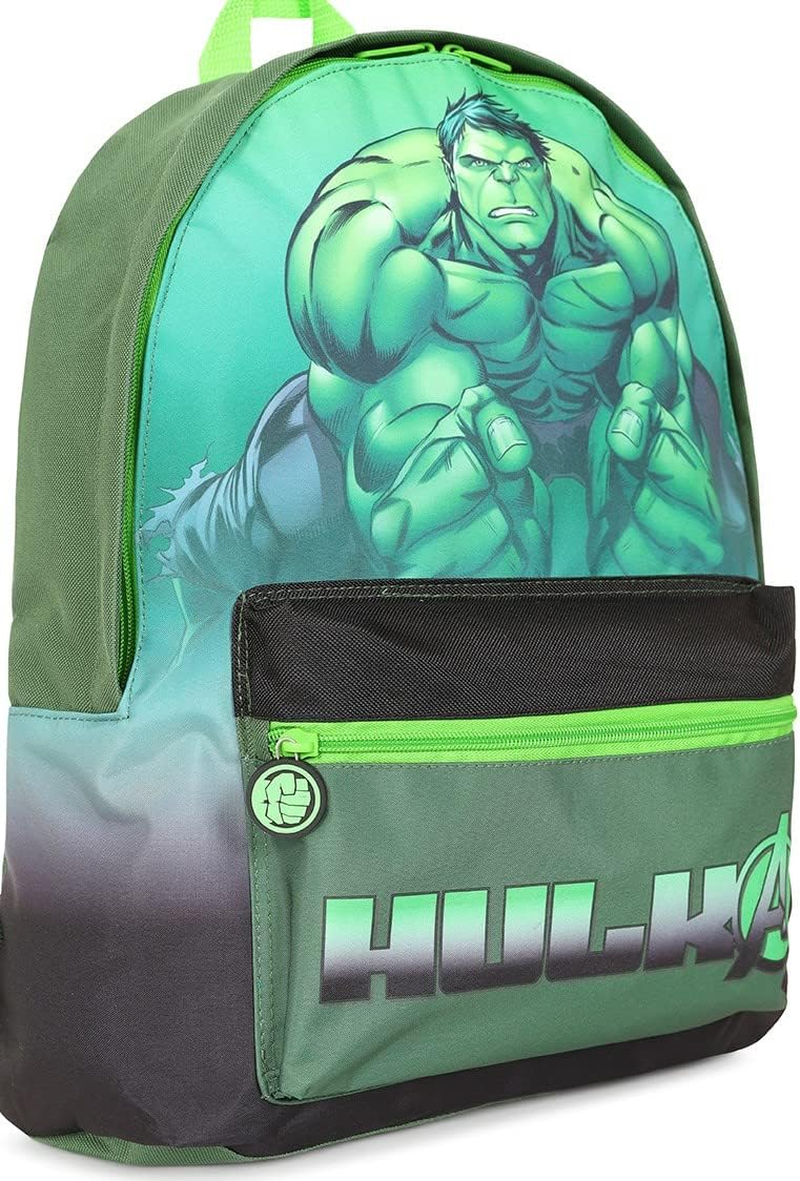 Official Marvel the Hulk Avengers Kids Backpack Rucksack School Bag image number 3
