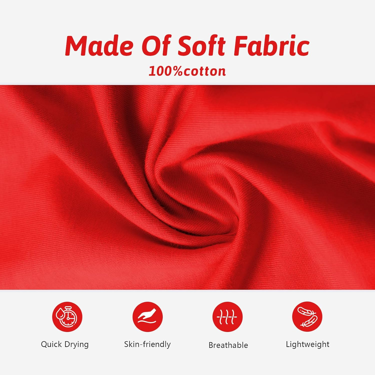 Kids Cotton Crewneck T-Shirt Plain Lightweight Children'S Boys Girls Breathable Short Sleeve Tee Tops Classic Casual Unisex Shirts image number 3