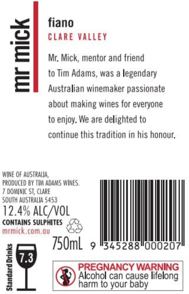 Mr Mick Fiano 750 Ml