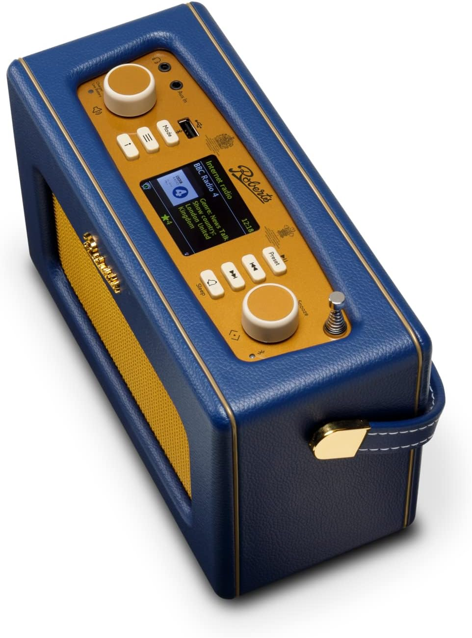 Roberts Revival Istream Portable Radio Dab+/Fm/Bluetooth/Wifi - Midnight Blue image number 3