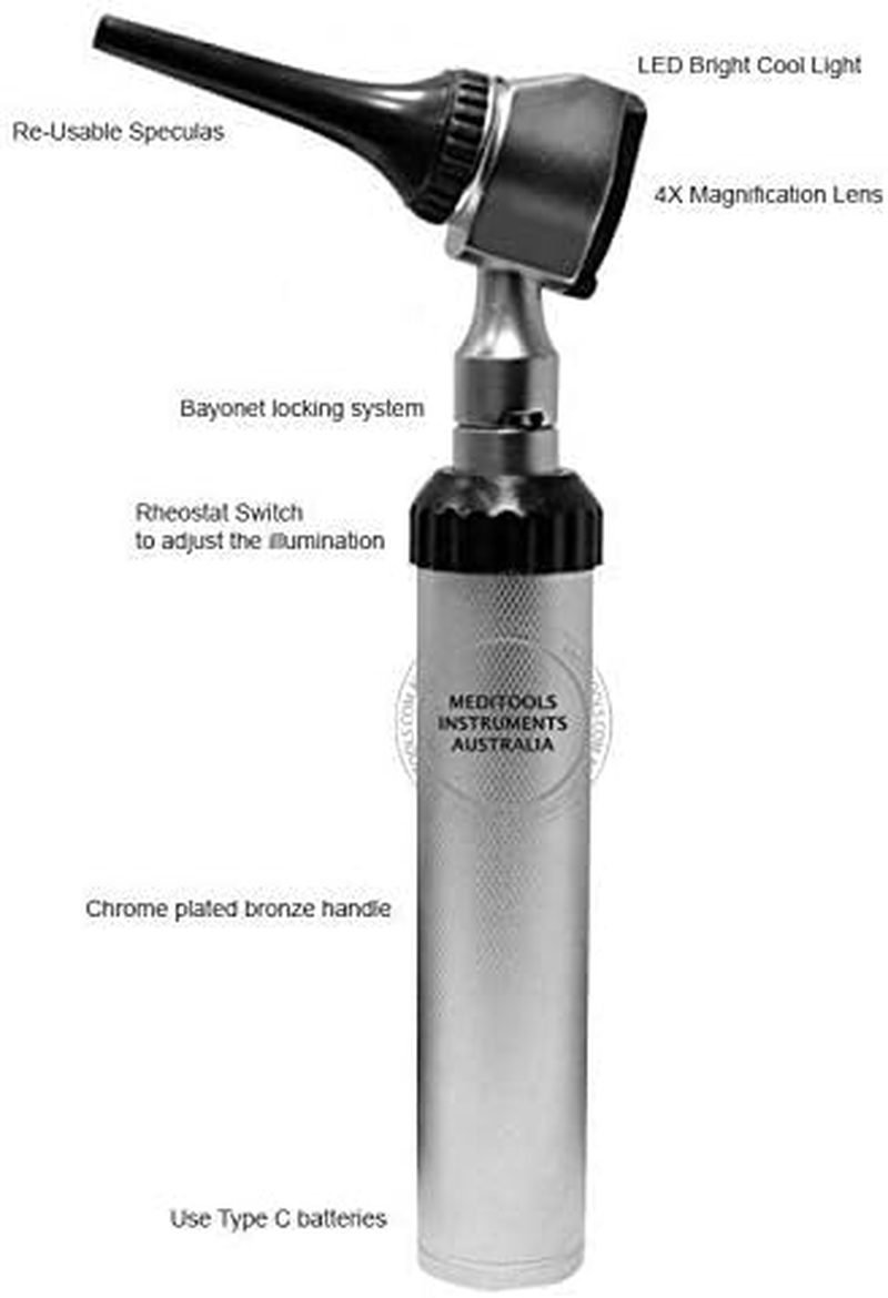 Veterinary Otoscope, Ear Examination, Professional Diagnostic, Vet Otoscope Set, Otoscope for Dogs, Pet Otoscope, Canine Otoscope, Earache, Ear Canal Exam, Eardrum Exam, Premium image number 2