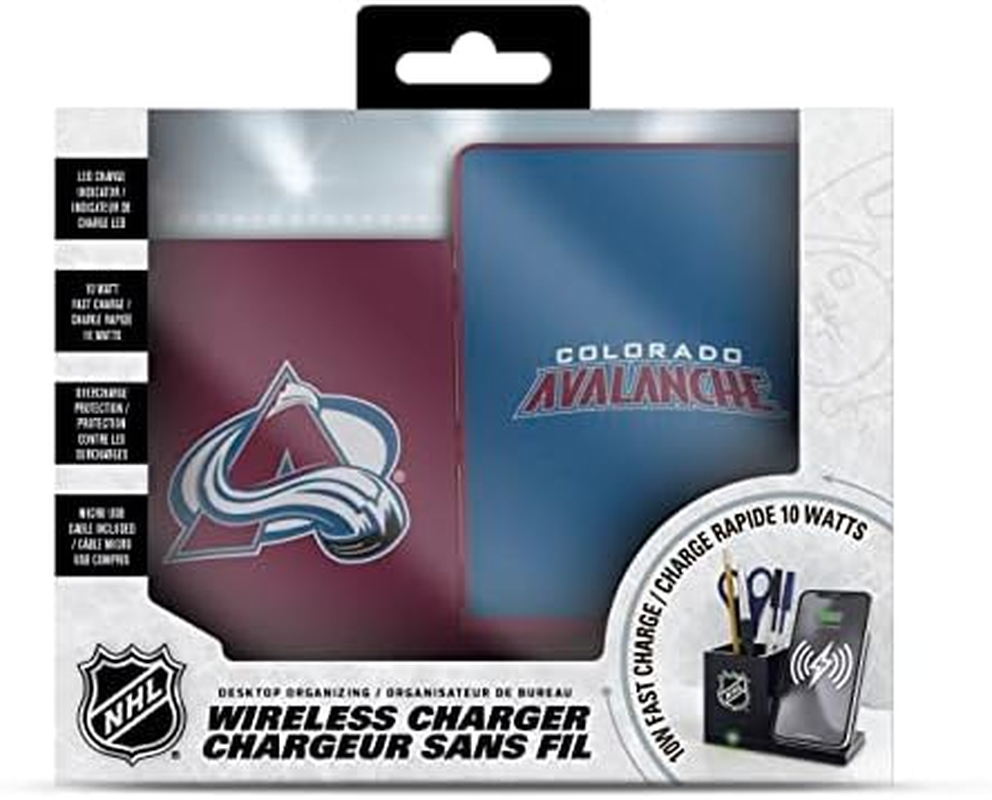 Prime Brands Group NHL Unisex Wireless Charger and Desktop Organizer