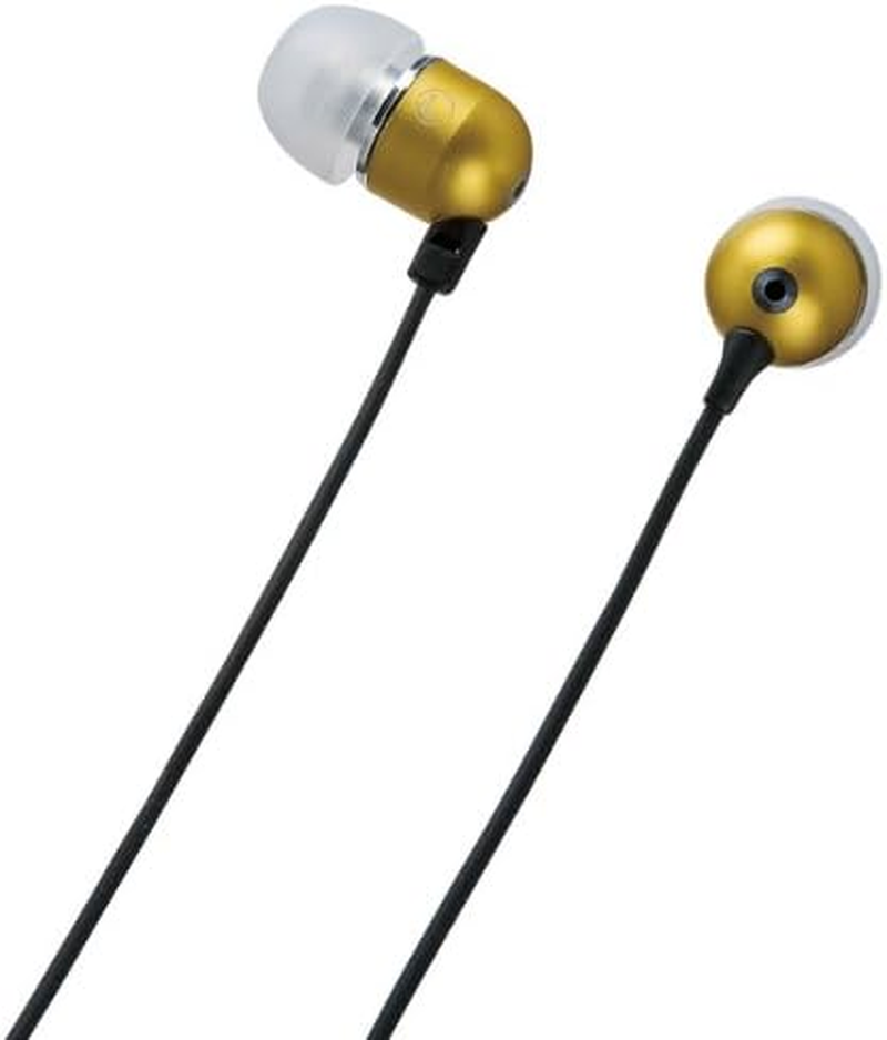 Sanwa Supply MM-HS700Y Stereo Earphones with Mic Yellow