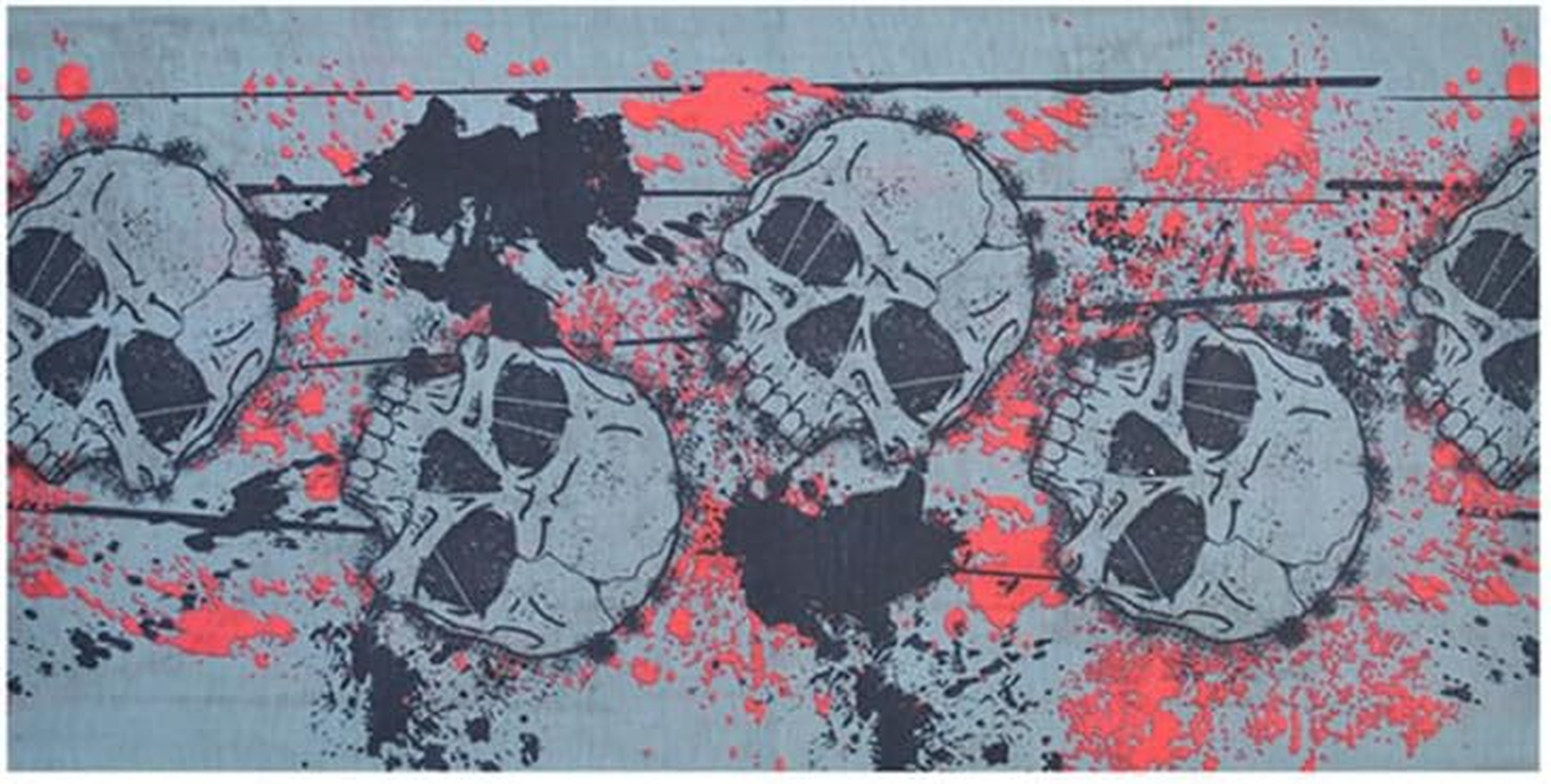 CLISPEED 6Pcs Cycling Neck Gaiter Fishing Headband Bandanas Face Cover Summer Cooling Balaclava Outdoor Scarf Headwear for Hiking Camping Hunting (Random Pattern) image number 5