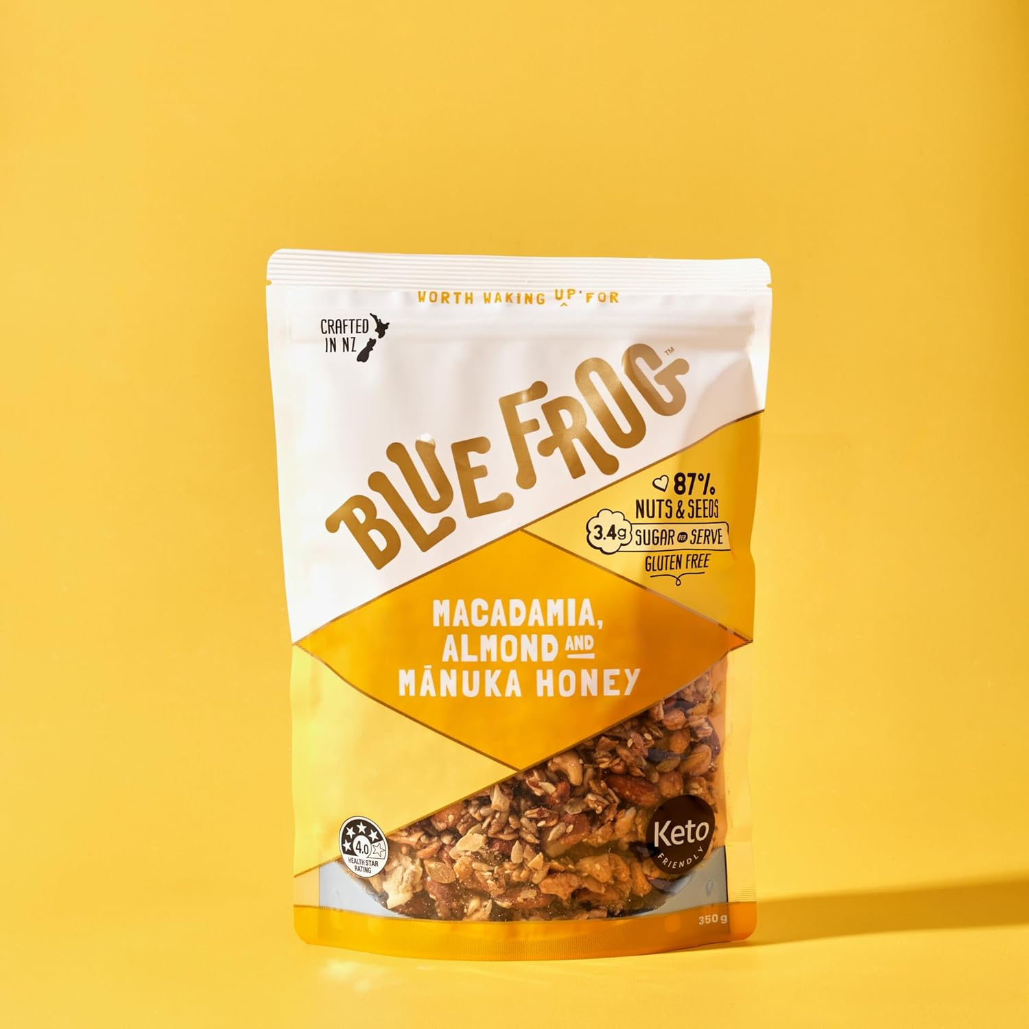 Blue Frog Breakfast - Macadamia, Almond and Manuka Honey, 350G