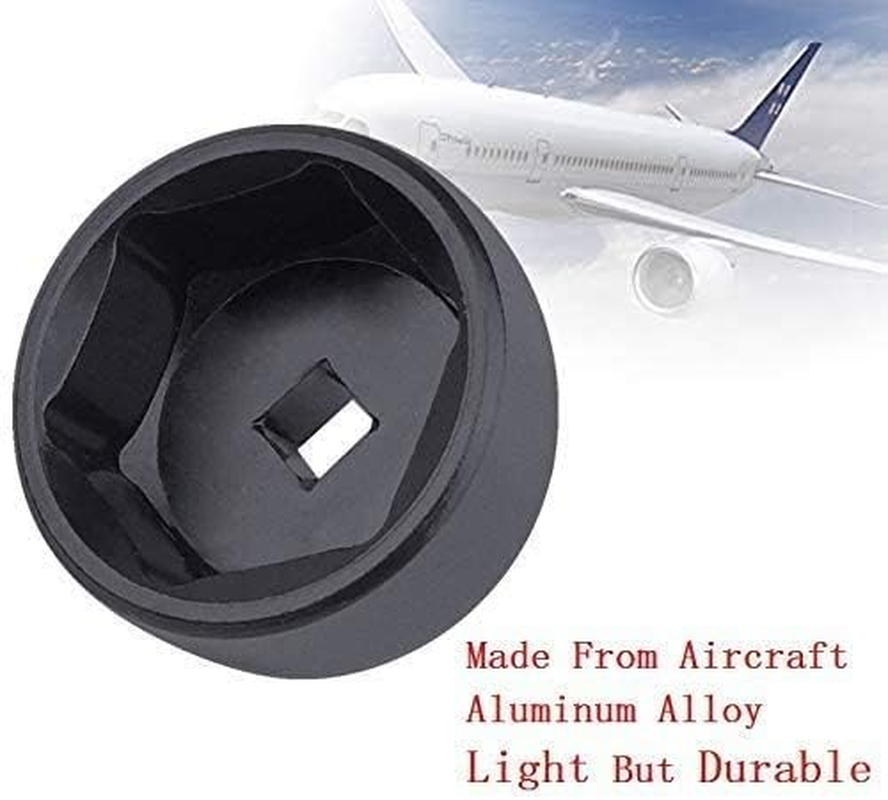 7-Piece Oil Filter Socket Set Includes 24Mm,27Mm,29Mm,30Mm,32Mm,36Mm,38Mm. Cap Wrench Tool Kit Compatible with Mercedes Benz, VW, BMW and so On image number 4