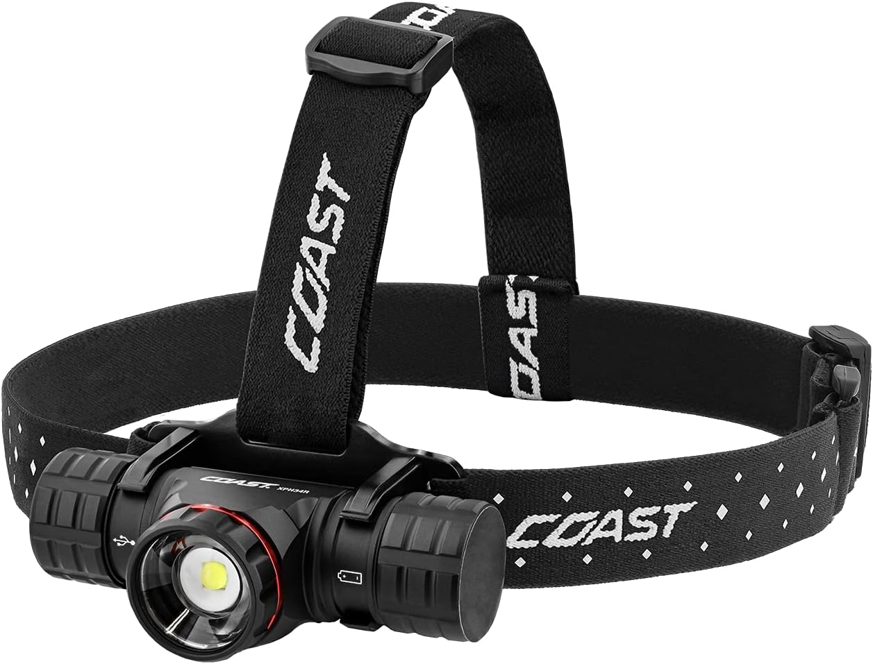 Coast XPH34R 2075 Lumen USB-C Rechargeable-Dual Power LED Headlamp with Pure Beam Twist Focus and Magnetic Base, Multicoloured image number 5