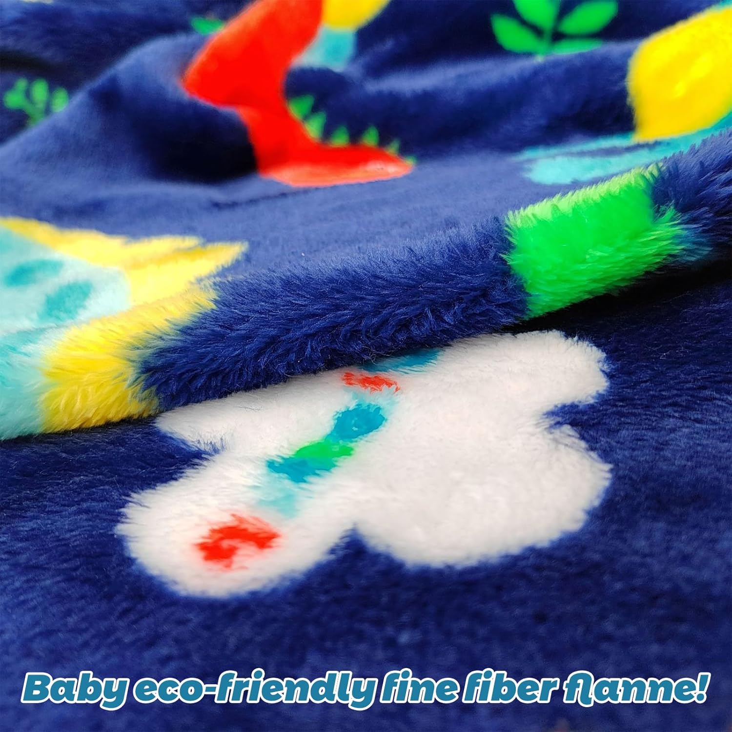 Glowing Dinosaur Blanket in the Dark Ultra Soft and Comfortable Blanket Suitable for Home Decoration, Sofas, Beds, and Cars 50&ldquo;X60&rdquo; image number 2