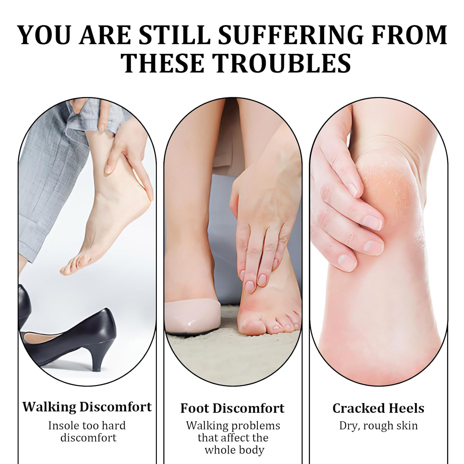 1 Pair Ankle Support for Women Men Compression Gel Socks, Breathable Wrap Silicone Sock, Compression Socks for Plantar Fasciitis Achilles Tendon Neoprene