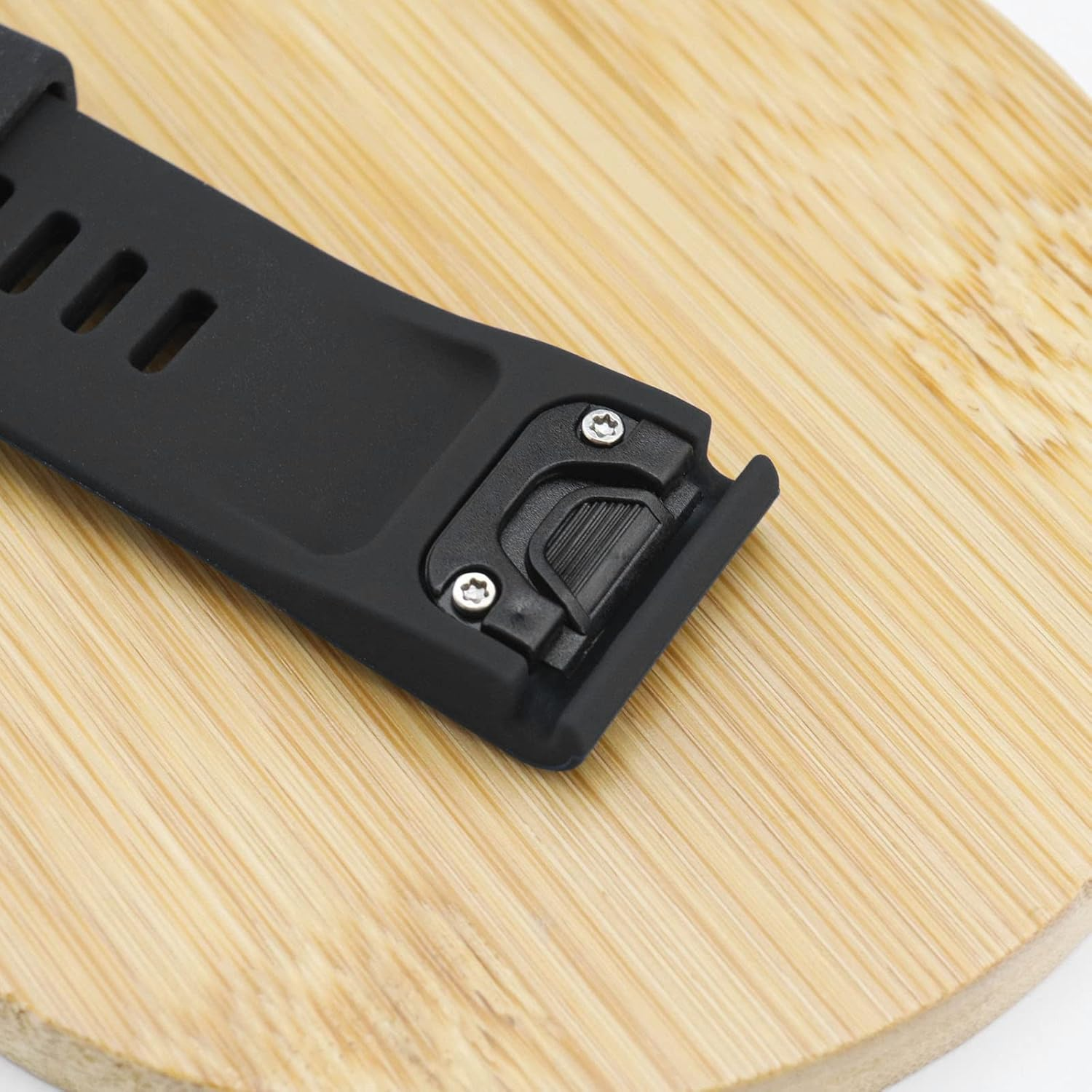 Emagtech Silicone Watch Strap Replacement Compatible with Garmin Fenix 7S/ Fenix 6S/5S/5S Plus/6S Pro Adjustable Watch Band Waterproof Wrist Strap 160-200Mm Black - Blue image number 2