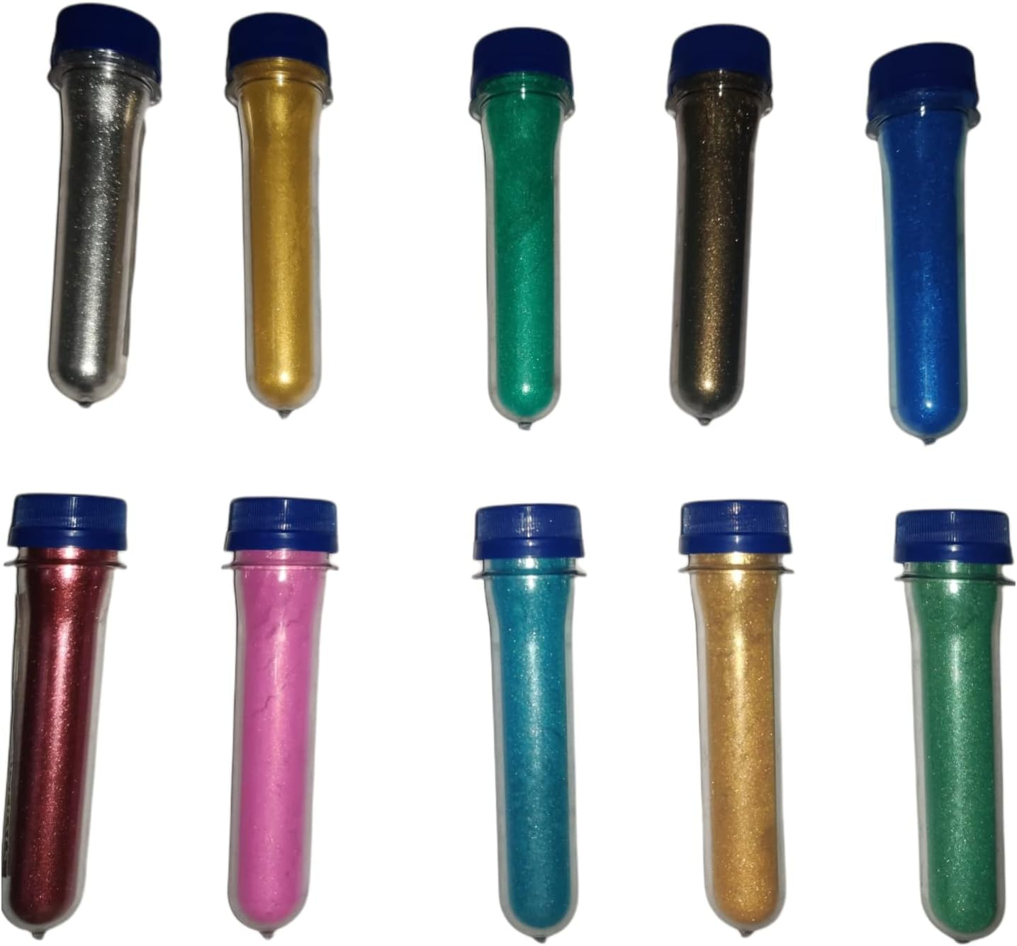 KEDIA Mica Combo of 10 Colors Pearl Powder Pigment | Each Pack of 10 Grams | for Making Cosmetic |Make up | Candle Making | Soap Making, Nail Art | Resin Jewelry; Epoxy, Resin, Plastidip (10 Colors) image number 4