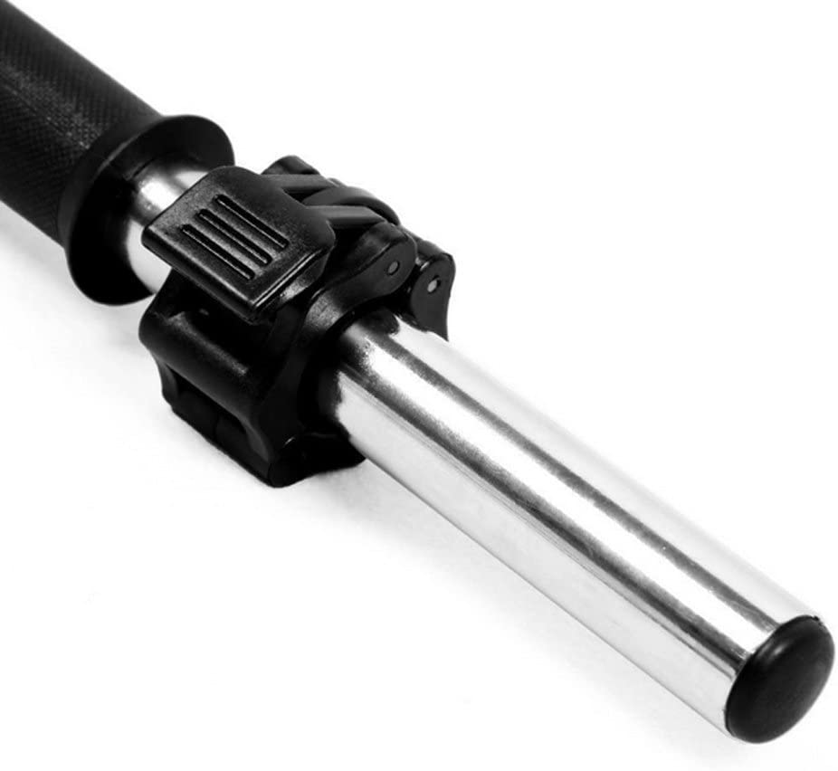 Hacuba Fitness 1 Inch Barbell Clamps - Quick Release Pair of Locking 1'' Diameter Standard Bar Weight Plates Collar Clips for Workout Weightlifting Fitness Training Bodybuilding (Black) image number 6