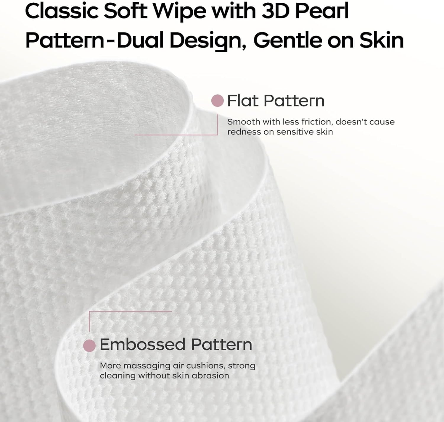 Bc Babycare Dry Wipes Thickened Soft Tissue, Chemical Free, Wet or Dry Use (960 Counts - 80Pcs of 12Pk) image number 1