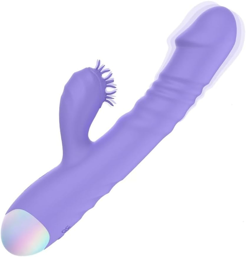 Thrusting Dildo Vibrator Adult Toys for Women - Sex Toys Dildos Rabbit G Spot Vibrator with 3 Fast Thrusting & 10 Vibration Modes, Silicone Clitoral Stimulator Adult Sex Toy for Women Couple image number 2