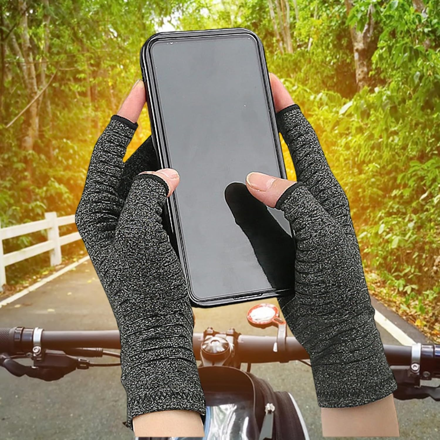 Compression Arthritis Gloves,Arthritis Gloves for Relief of Arthritis Pain, Swollen Joints, Improves Circulation, Unisex, One Pair image number 1