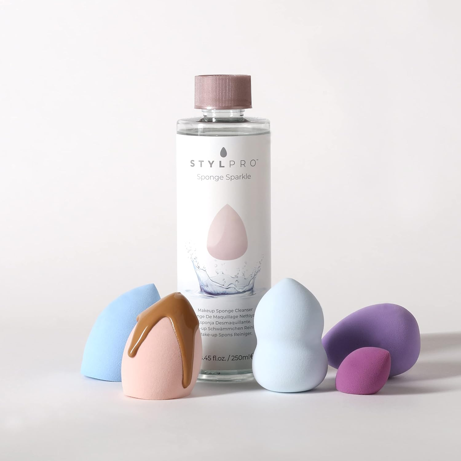 STYLPRO VEGAN SPONGE SPARKLE CLEANSER - 250ML