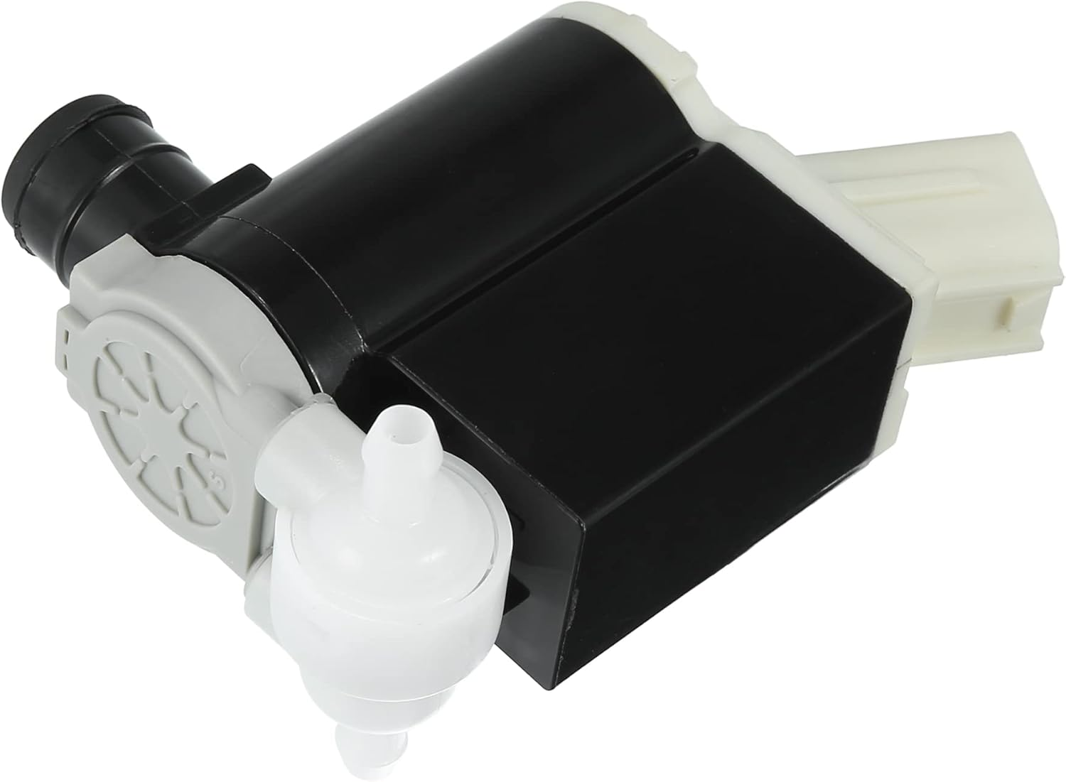 ACROPIX Windshield Washer Motor Pump Fit for Hyundai Veloster Entourage - Pack of 1 Pcs Black image number 1