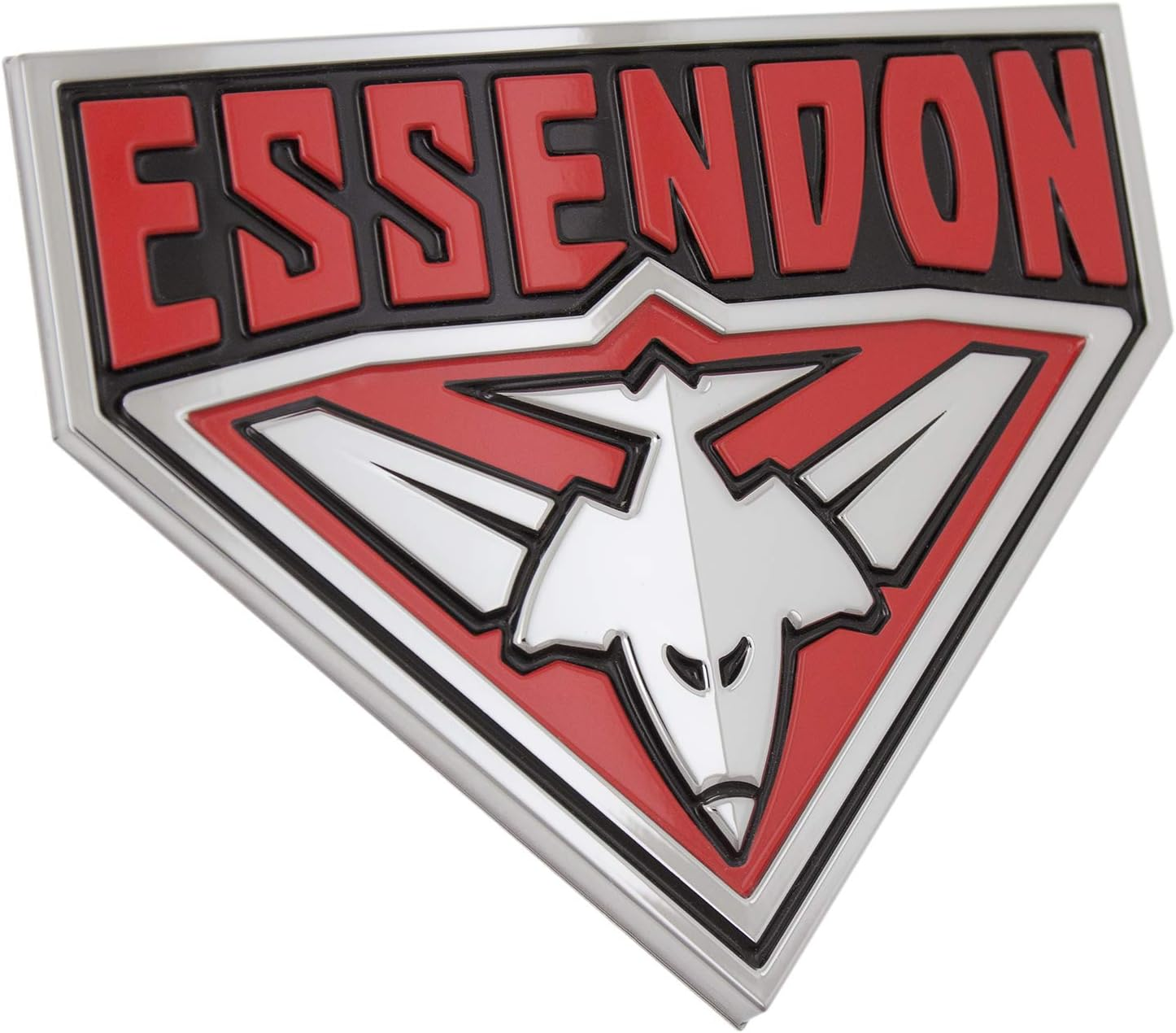 Fan Emblems Essendon Bombers 3D Chrome AFL Supporter Badge image number 3
