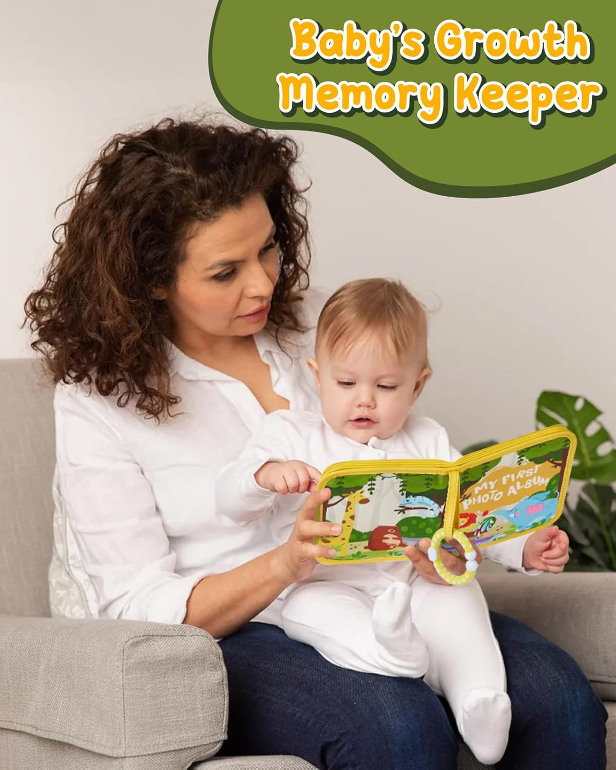 Lilian&Gema Baby'S My First Photo Album &ndash; Soft Photo Album for Baby with Adorable Design, Holds 4X6 Pictures, Perfect Baby Photo Albums for Newborn, Toddler & Kids image number 5