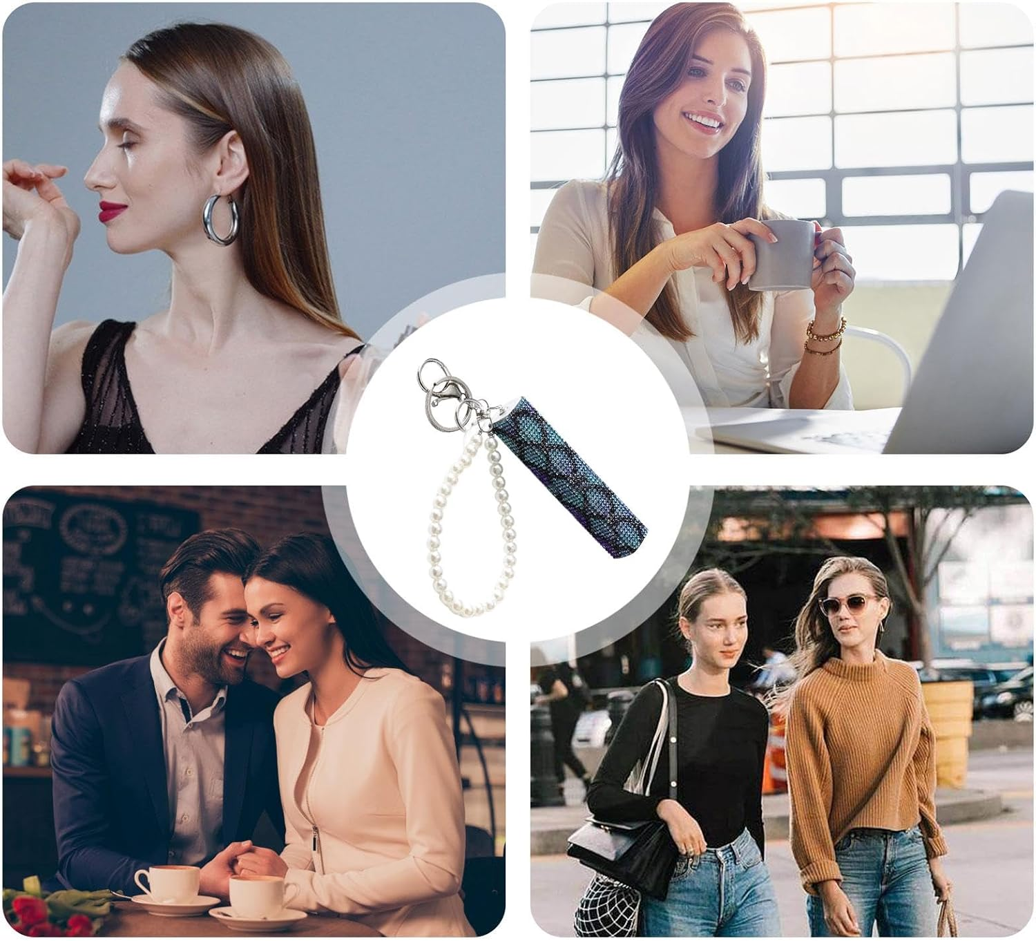 Nuyhgtr Empty Refillable Perfume Bottle, Rhinestone Perfume Bottle, 10Ml Perfume Spray Bottle, Creative Perfume Dispenser, Travel Perfume Bottle, for Travel, Parties, Datings, and Business Occasions image number 5