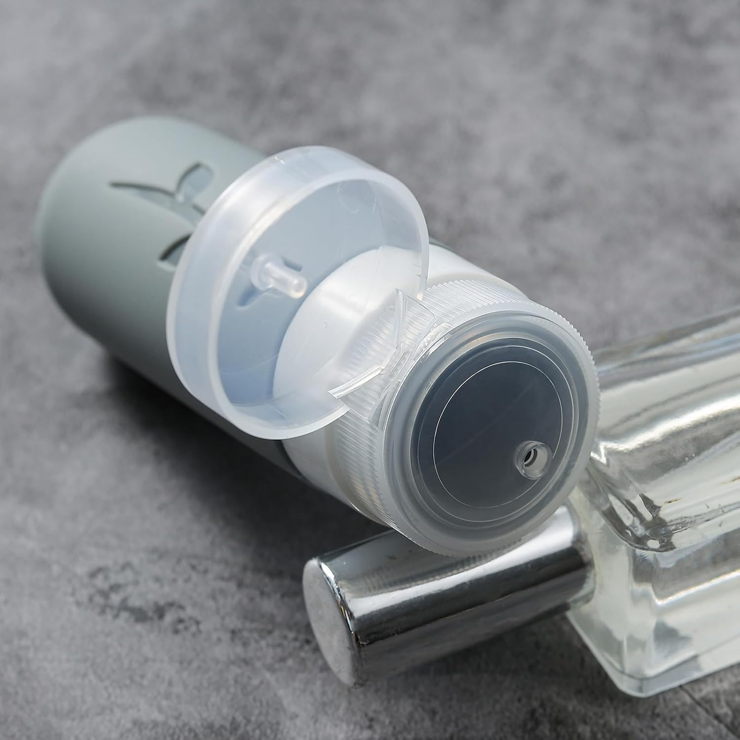 16 Pack Travel Bottles Set - Leak Proof Silicone Squeezable Containers for Toiletries, Conditioner, Shampoo, Lotion & Body Wash Accessories (Black) image number 4