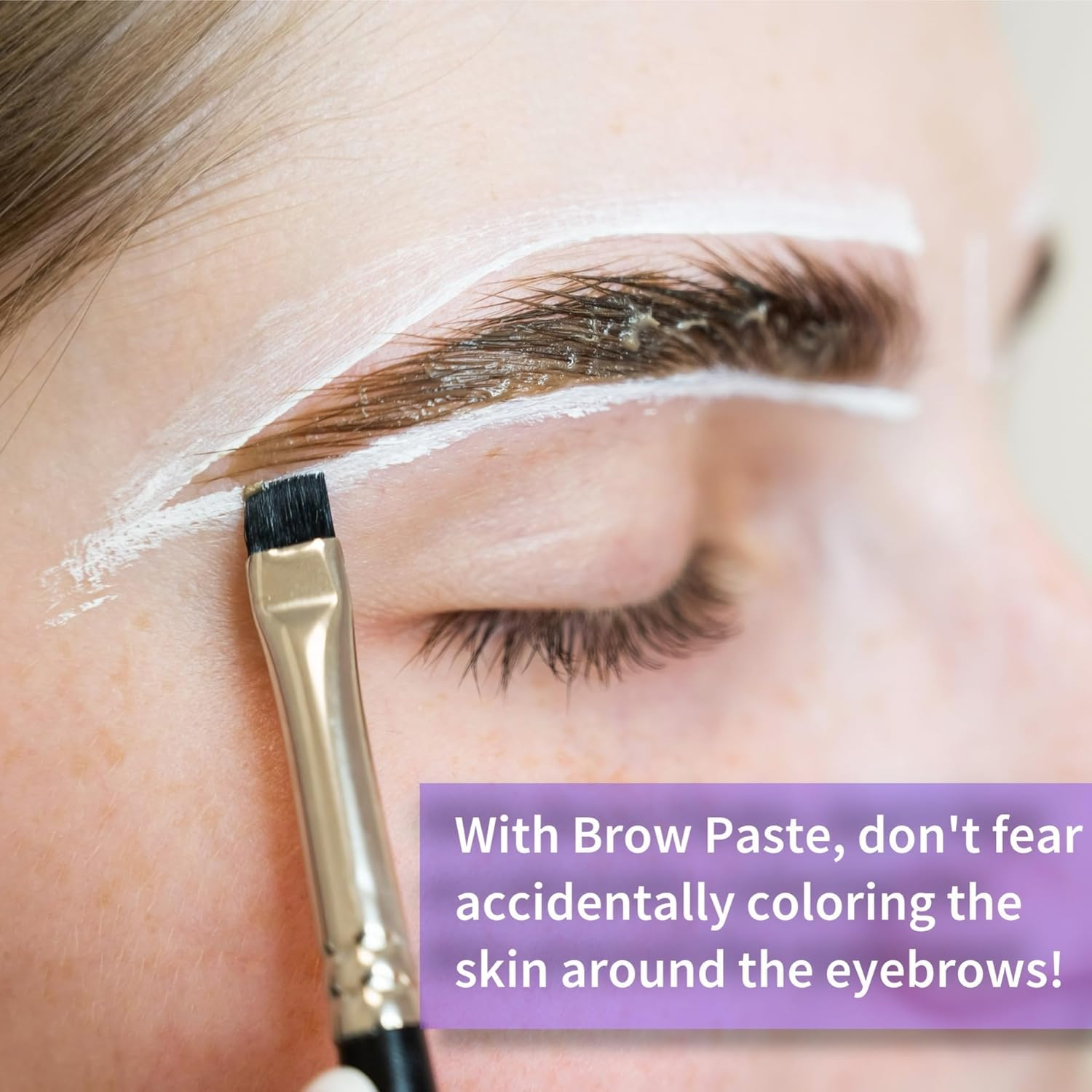 Eyebrow White Mapping Paste [Large 15G Bottle] Brow Mapping Paste, Eyebrow Contour for Microblading and PMU Supplies, Brow Design, Draw or Sketch the Shape image number 1