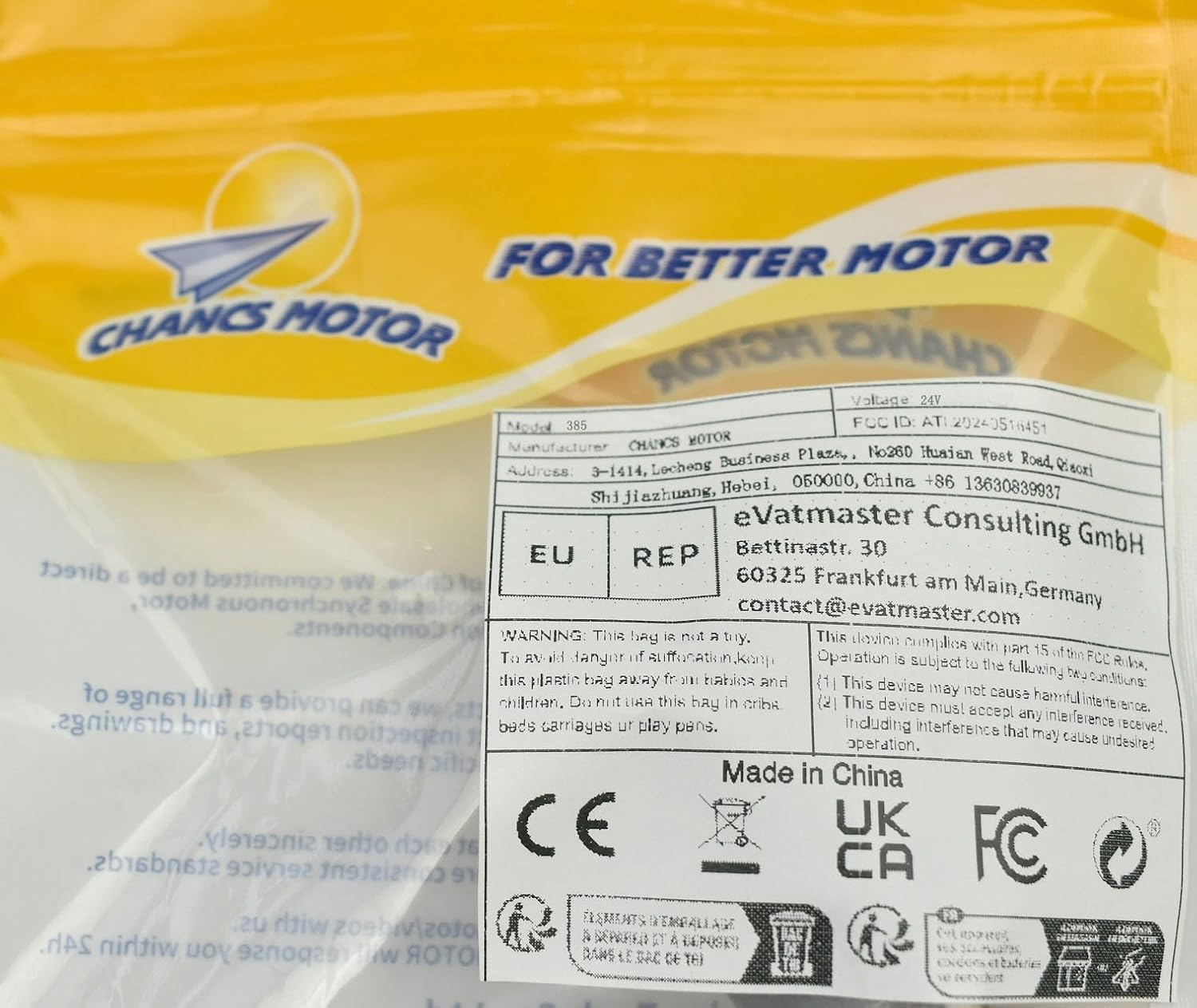 CHANCS 385 Diaphragm Self-Priming Pump DC 24V Motor Shock Absorption Water Pumps for Most DIY Projects&hellip;