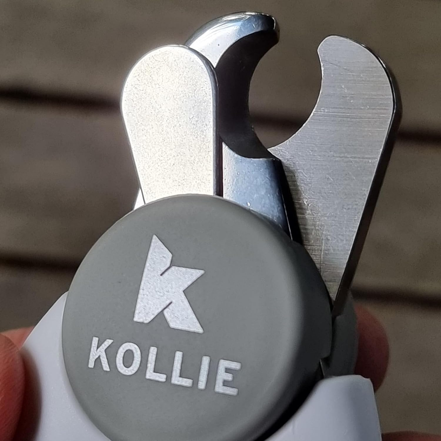 Kollie Dog Grooming Kit &ndash; Dog Nail Clippers with Safety Guard & Nail File, Slicker Brush for Deshedding, Stainless Steel Blades, Non-Slip Handles for Small, Medium & Large Dogs and Cats